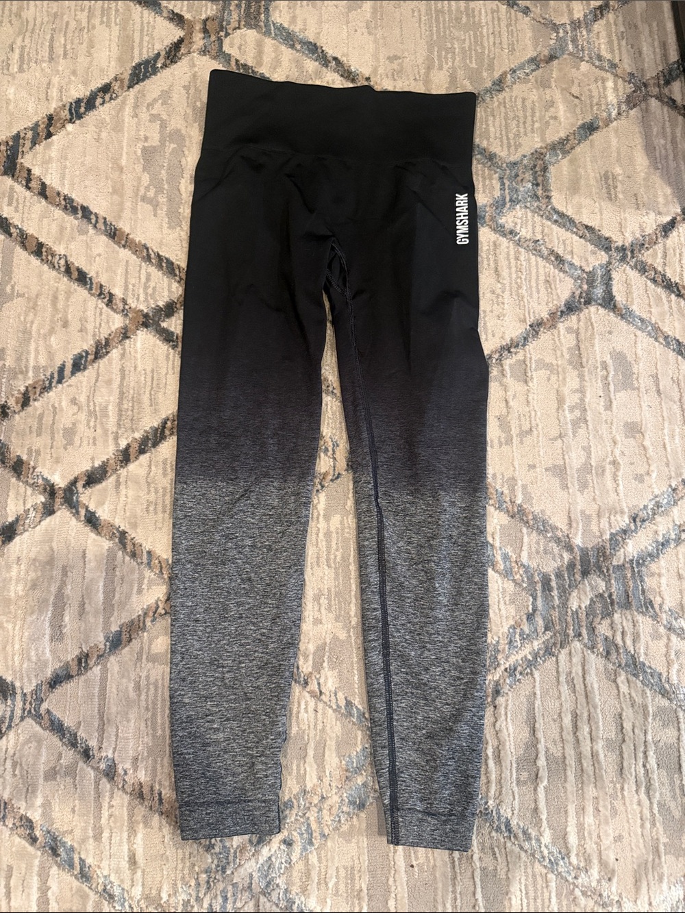 Gymshark Black to Gray Ombre High-Waist Leggings